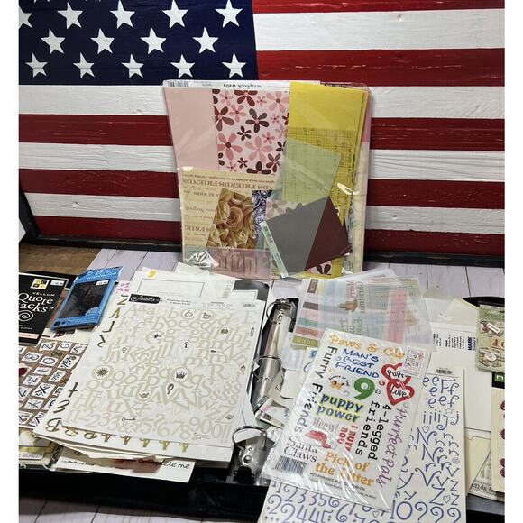 STUFFED Crop in Style PSB Zippered Binder & File Carry Case Scrapbooking MORE! - Picture 1 of 16